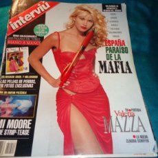 Coleccionismo de Revista Interviú: RECORTE : PORTADA : VALERIA MAZZA. INTERVIU, ABRIL 1996