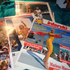 Coleccionismo de Revista Interviú: RECORTE : MARLENE MOURREAU. INTERVIU, ABRIL 1996