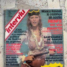 Coleccionismo de Revista Interviú: INTERVIU Nº 219. LOLA GAOS. JOAN RAVENTOS. MONICA RANDALL. MAFIA ESPAÑOLA EN GUINEA.