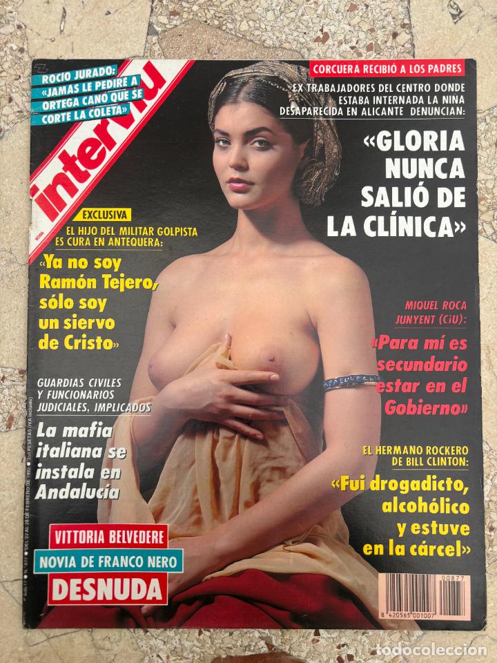 Coleccionismo de Revista Intervi&uacute;: INTERVIU N&ordm; 877. VITTORIA BELVERDE EN PORTADA. HERMANO DE BILL CLINTON. HIJO DE RAMON TEJERO.