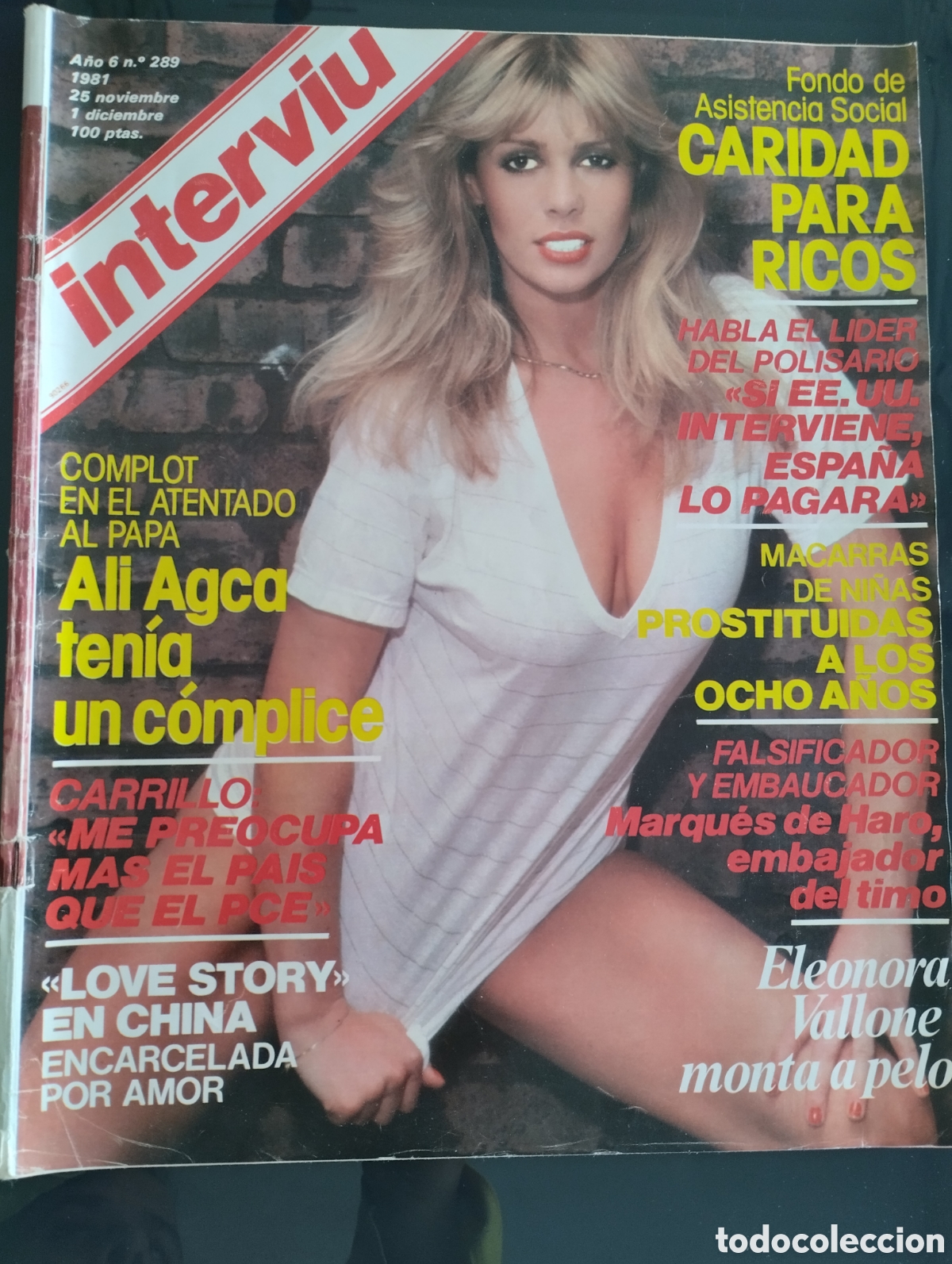 Coleccionismo de revista Intervi&uacute;: Interviu 289 ( Carrillo) - Foto 1