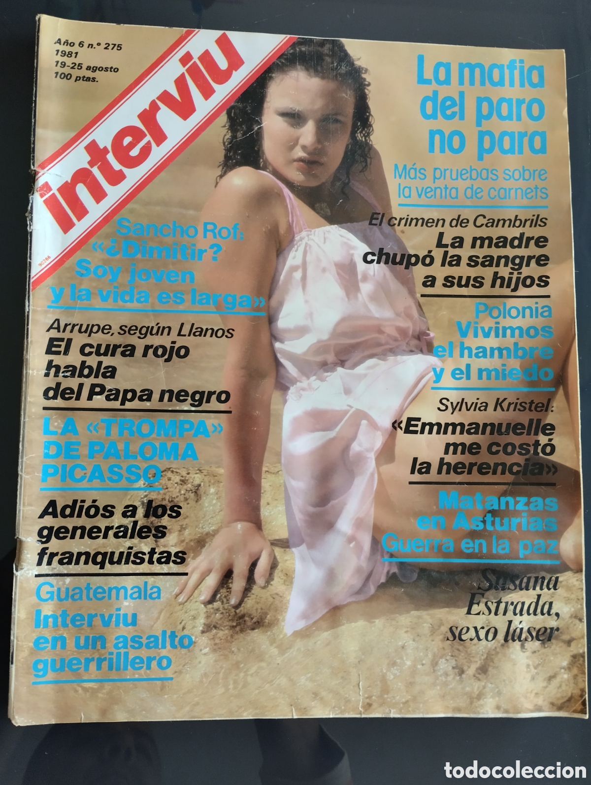 Coleccionismo de revista Intervi&uacute;: Interviu 275 ( castigada pero aceptable) - Foto 1
