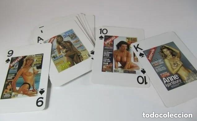 Coleccionismo de Revista Intervi&uacute;: NAIPES POKER CON PORTADAS DE INTERVIU 13 NAIPES EN TOTAL INCOMPLETO