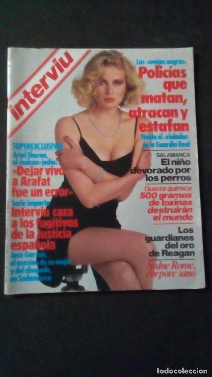 Coleccionismo de revista Intervi&uacute;: INTERVIU 407-SYDNE ROME-DEBRA WINGER-MAR&Iacute;A REY-REAL MADRID-ALFREDO DI STEFANO-ARIEL SHARON