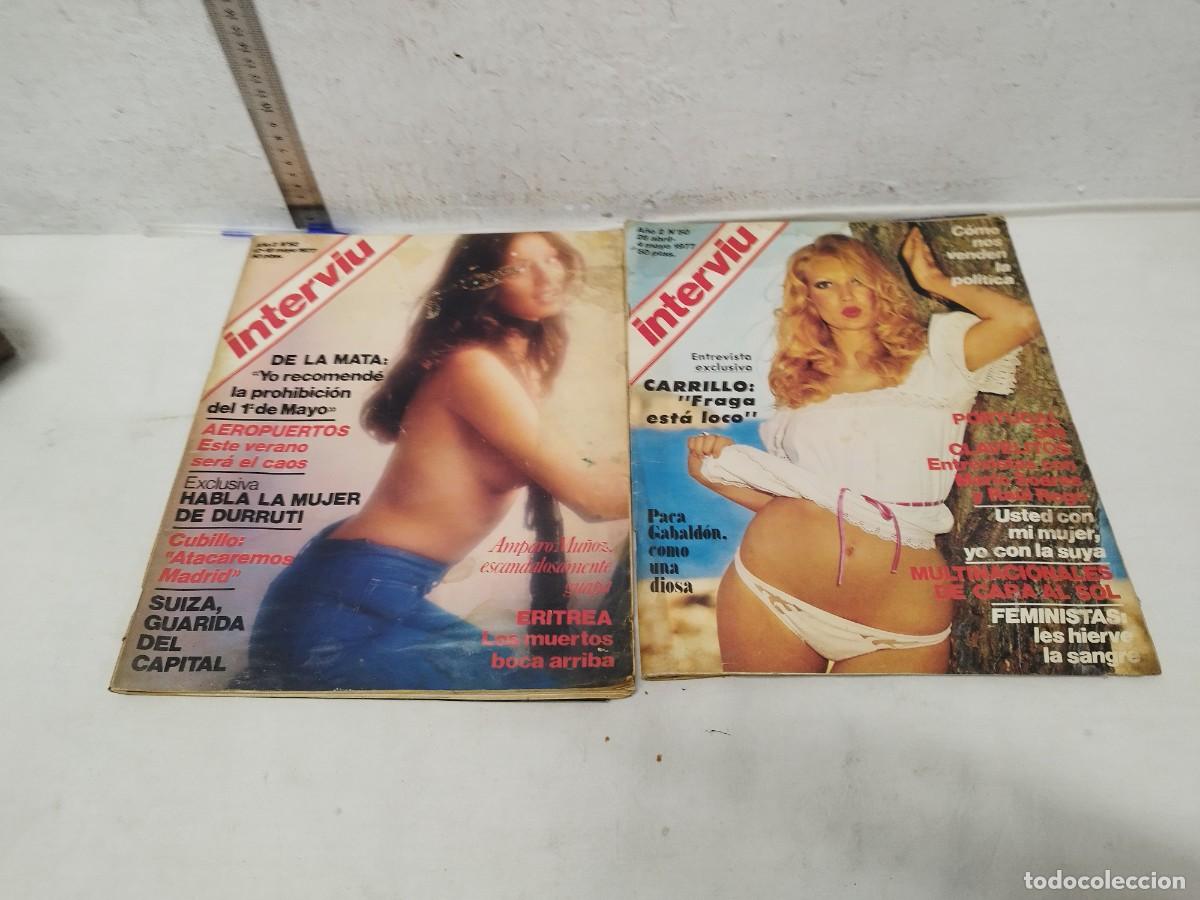 Sammeln von Zeitschriften Intervi&uacute;: Dos revistas intervi&uacute;, las que se ven en las fotos. Erotico para adultos.