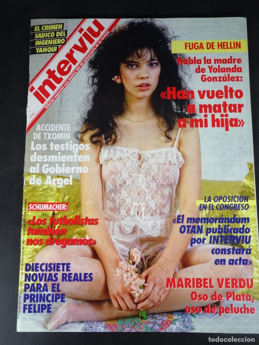 Sammeln von Zeitschriften Intervi&uacute;: MAGAZINE ADULTOS, INTERVIU EDICI&Oacute;N ESPECIAL 40 ANIVERSARIO, MARIBEL VERD&Uacute;, VER FOTOS