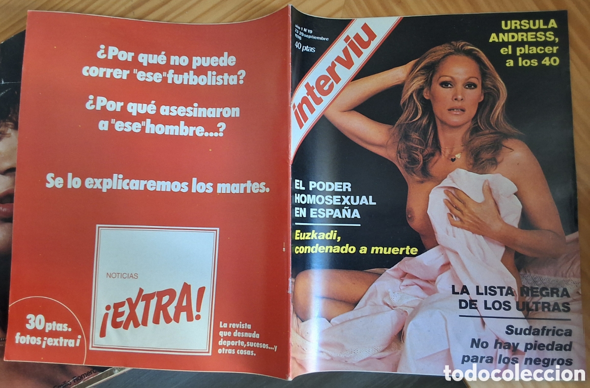 Colecionismo da Revista Intervi&uacute;: Interviu revista espa&ntilde;ola de actualidad n&uacute;mero 19 a&ntilde;o 1976-9-23 Ursula Andress