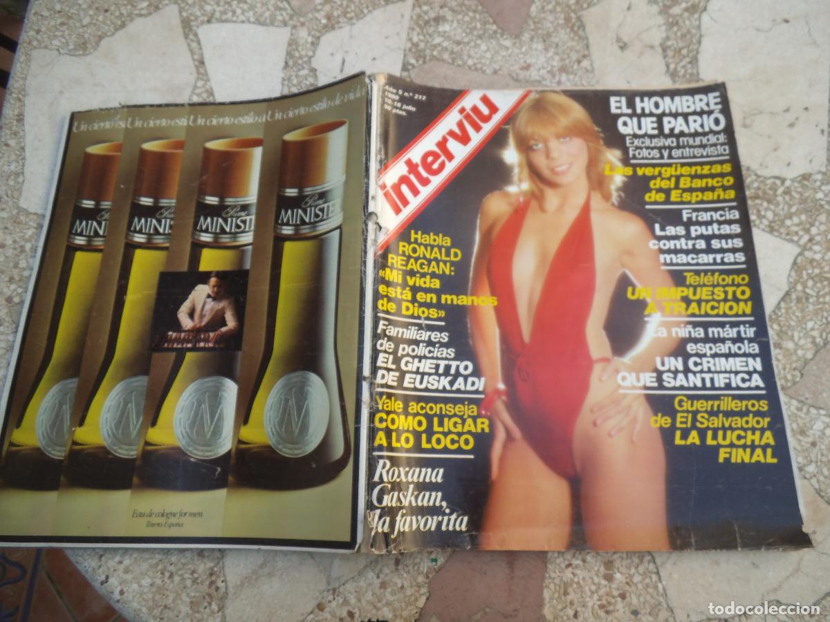 Coleccionismo de Revista Intervi&uacute;: interviu n&ordm; 217, roxana gaskan, el hombre que pario, las verguenzas del banco de espa&ntilde;a,