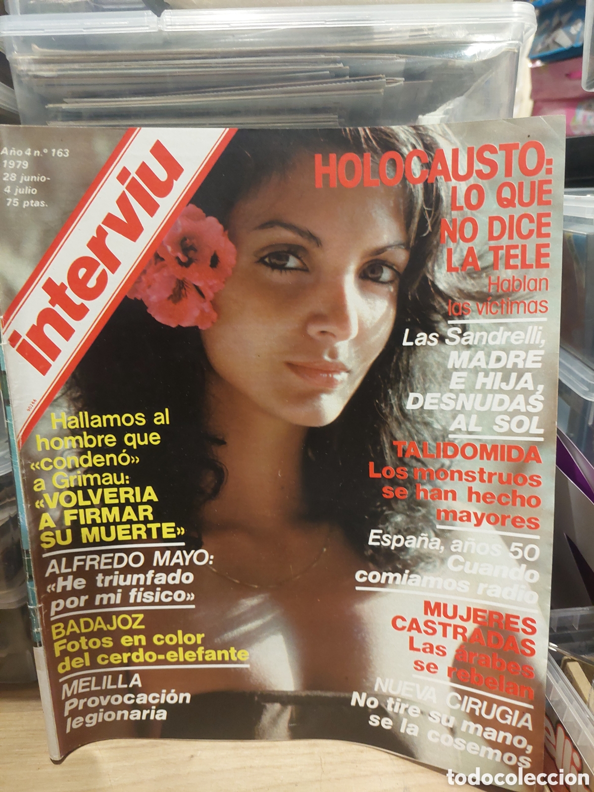 Coleccionismo de Revista Intervi&uacute;: LOTE REVISTAS INTERVIU 1979 MARISOL CUENTA SU VIDA,SOFIA LOREN, LA CANTUDO Pedro Ruiz