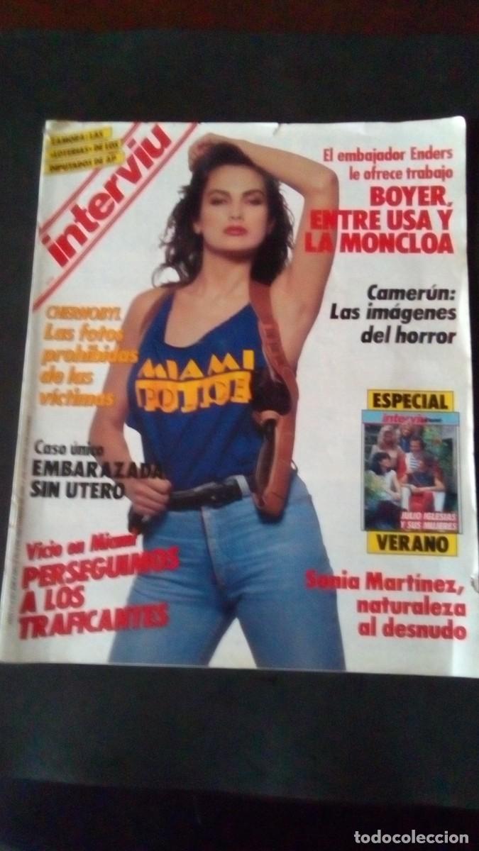 Coleccionismo de Revista Intervi&uacute;: INTERVIU 538-SONIA MART&Iacute;NEZ-JULIO IGLESIAS-CURRO ROMERO-GURRUCHAGA-CHERNOBYL-PREYSLER-REAL MADRID