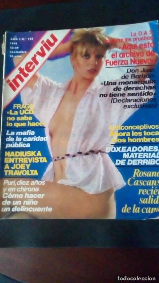 Coleccionismo de Revista Intervi&uacute;: INTERVIU 132-ROSANA CASCANS-NADIUSKA-BOXEO-ASTURIAS-MESRINE-FUERZA NUEVA-DUO DIN&Aacute;MICO-MATANZA ATOCHA