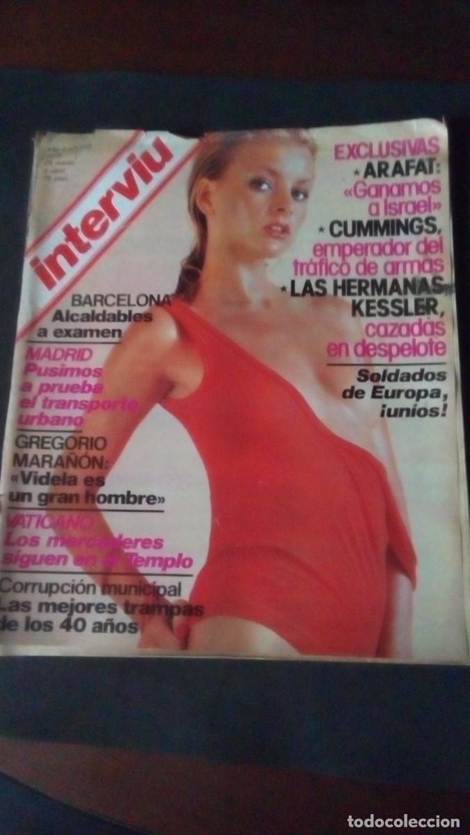 Coleccionismo de Revista Intervi&uacute;: INTERVIU 150-SANDOKAN-TRAVESTI-HERMANAS KESSLER