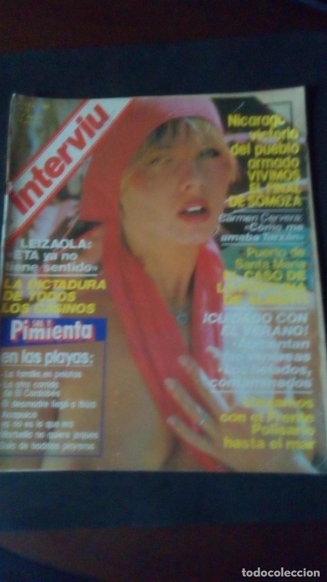 Coleccionismo de Revista Intervi&uacute;: INTERVIU 168-MARY PAZ PONDAL-RAFAEL ALBERTI-IBIZA-PACO RABANNE-POLISARIO-GATO P&Eacute;REZ-TITA CERVERA-