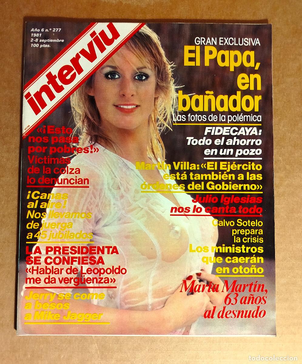 Coleccionismo de Revista Intervi&uacute;: INTERVIU 277 - SEPT. 1981 - MARIA MARTIN - PATI PRAVO - MARUJITA DIAZ - BRITT EKLAND - TIEMPO #15