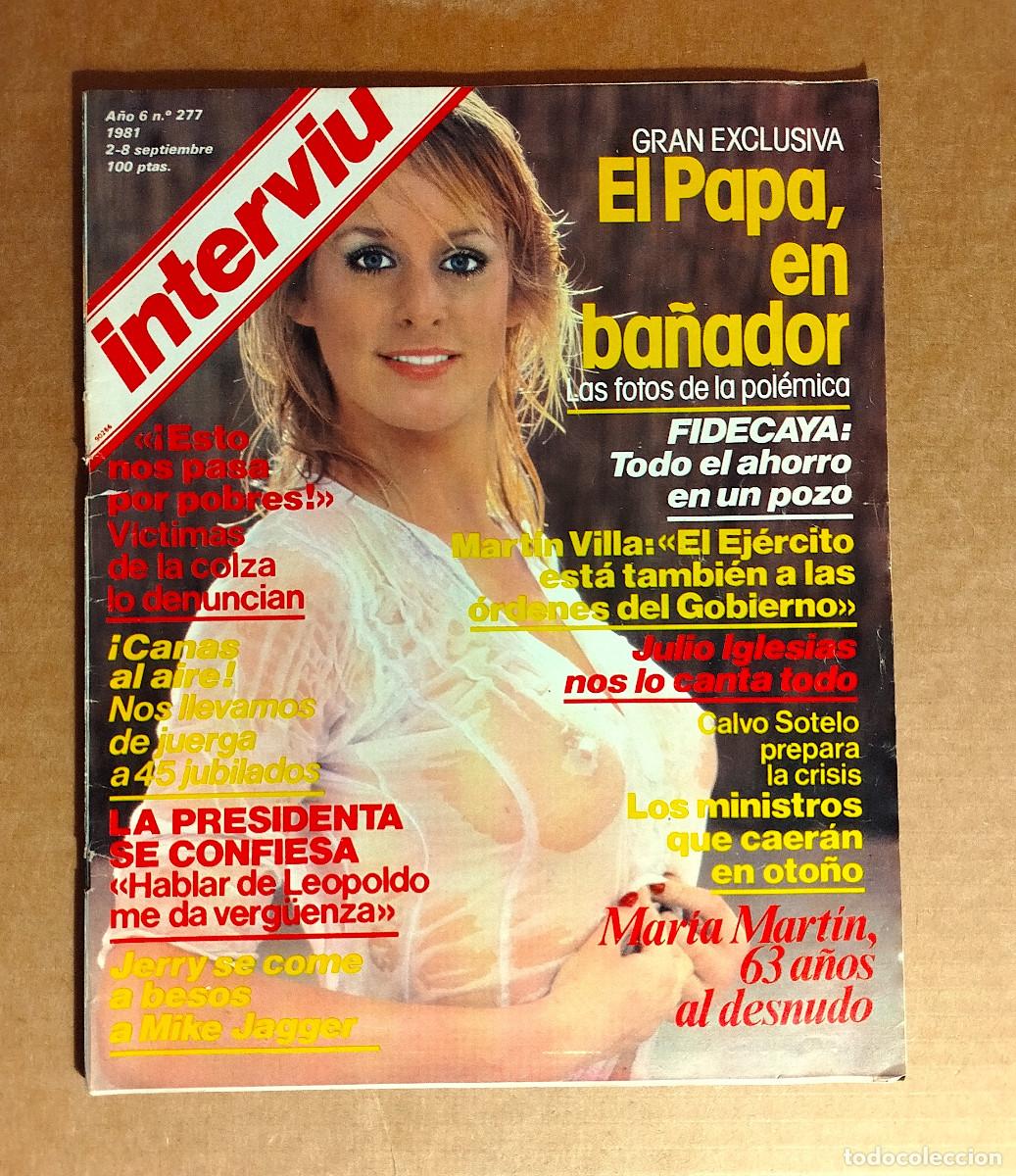 Coleccionismo de Revista Intervi&uacute;: INTERVIU 277 - SEPT. 1981 - MARIA MARTIN - PATI PRAVO - MARUJITA DIAZ - BRITT EKLAND - TIEMPO #15