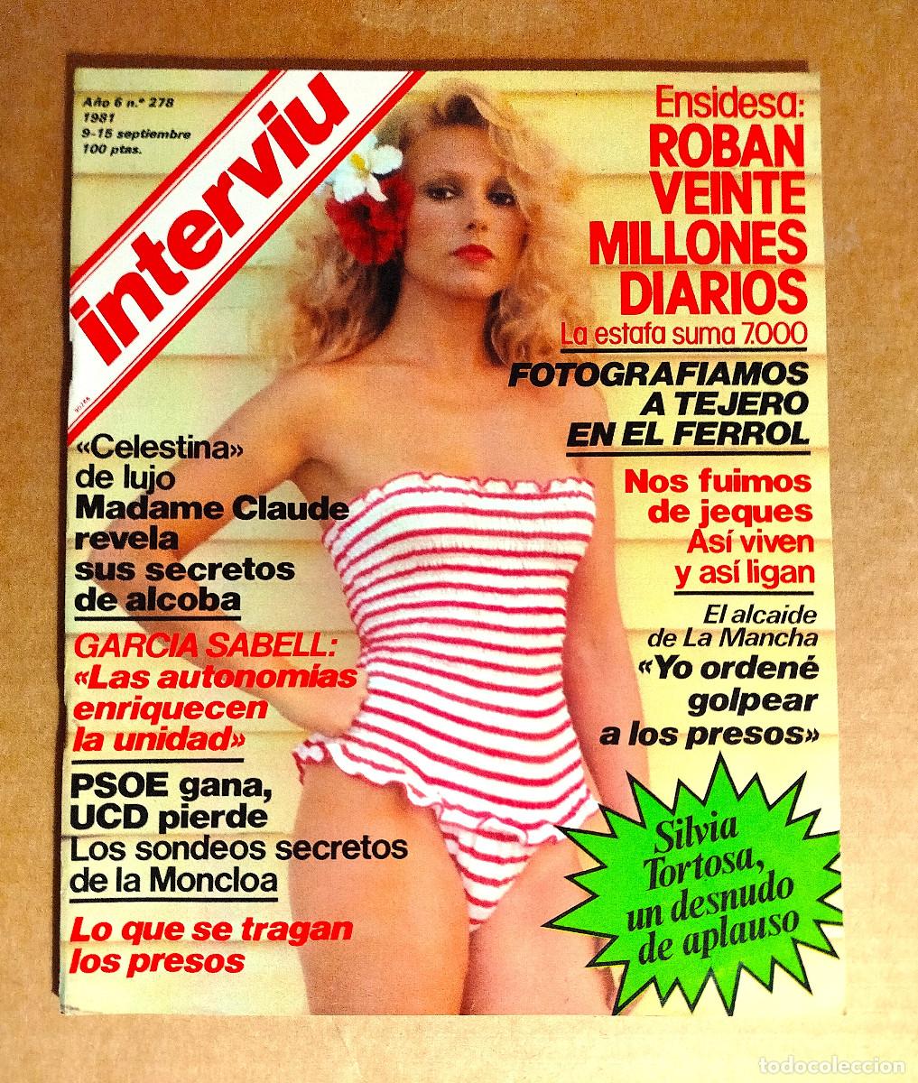 Coleccionismo de Revista Intervi&uacute;: INTERVIU 278 - SEPT. 1981 - SILVIA TORTOSA - ANGEL NIETO - MADAME CLAUDE - TIEMPO #16