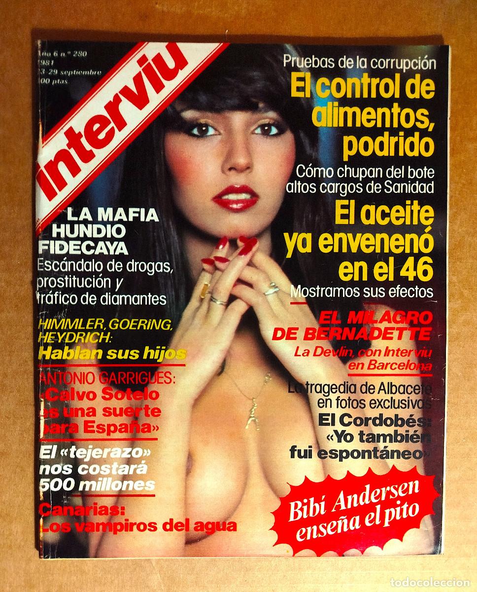 Coleccionismo de Revista Intervi&uacute;: INTERVIU 280 - SEPT. 1981 - BIBI ANDERSEN - FLORENCE DI DOMENICO - EL CORDOBES - TIEMPO #18