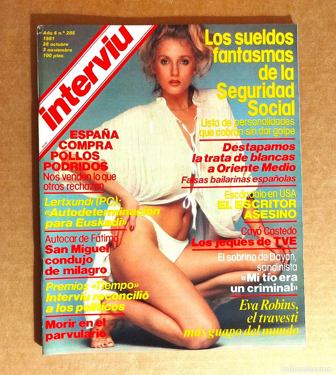 Coleccionismo de Revista Intervi&uacute;: INTERVIU 285 - NOVIEMBRE 1981 - JULIE ANDREWS - EVA ROBINS - VICKI PALMA