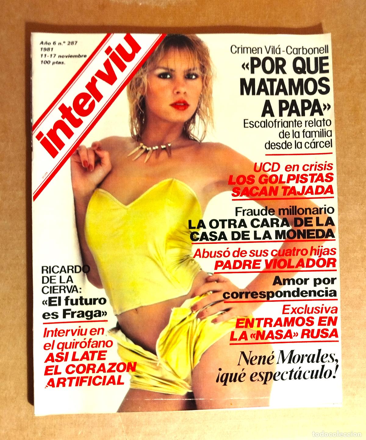 Coleccionismo de Revista Intervi&uacute;: INTERVIU 287 - NOVIEMBRE 1981 - NENEMORALES - PEDRITO RICO - TIEMPO#25