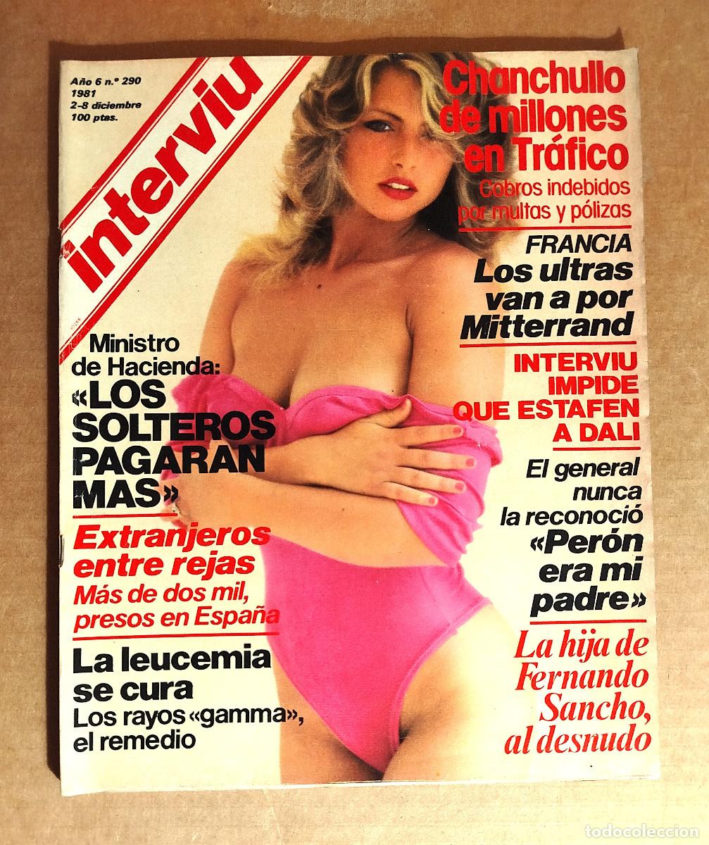 Coleccionismo de Revista Intervi&uacute;: INTERVIU 290 - DICIEMBRE 1981 - MAITE SANCHO - IMPERIO ARGENTINA - TIEMPO#28