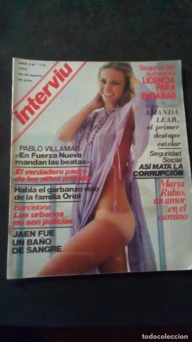 Coleccionismo de Revista Intervi&uacute;: INTERVIU 119-MAR&Iacute;A RUBIO-SUSANA ESTRADA-&Aacute;NGEL NIETO-AMANDA LEAR-PATTY HEARST-BAR&Ccedil;A-JA&Eacute;N-FUERZA NUEVA