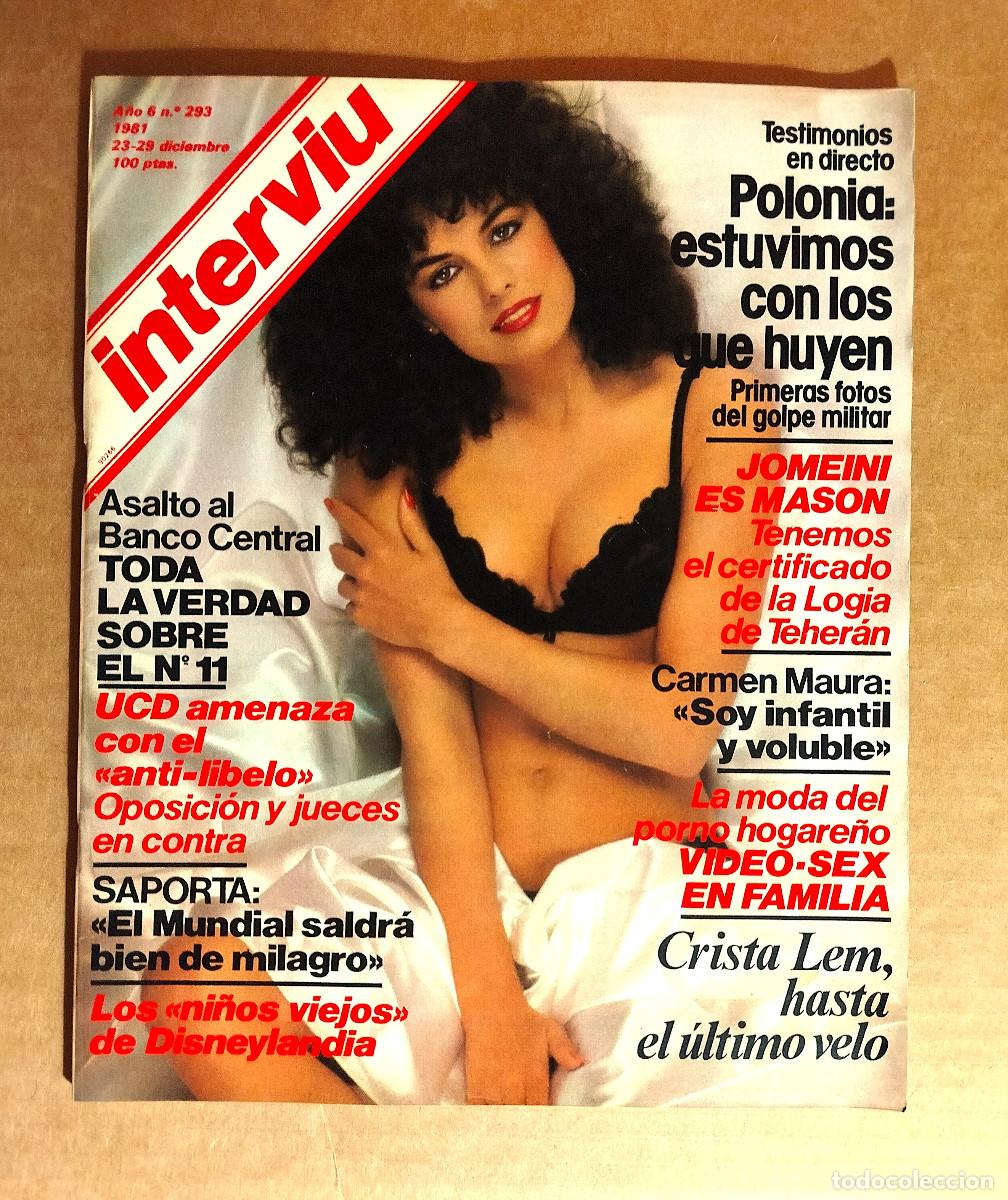 Coleccionismo de Revista Intervi&uacute;: INTERVIU 293 - DICIEMBRE 1981 - CRISTA LEM - CARMEN MAURA - TIEMPO#31
