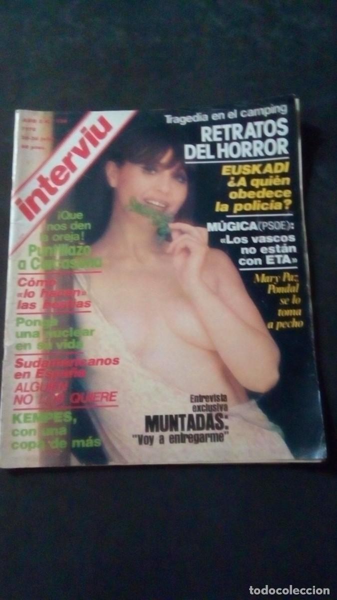 Coleccionismo de Revista Intervi&uacute;: INTERVIU 114-MARI PAZ PONDAL-GUNTER WALLRAFF-MARIO KEMPES-FERNANDO ARRABAL-LOS ALFAQUES-LOLA FLORES