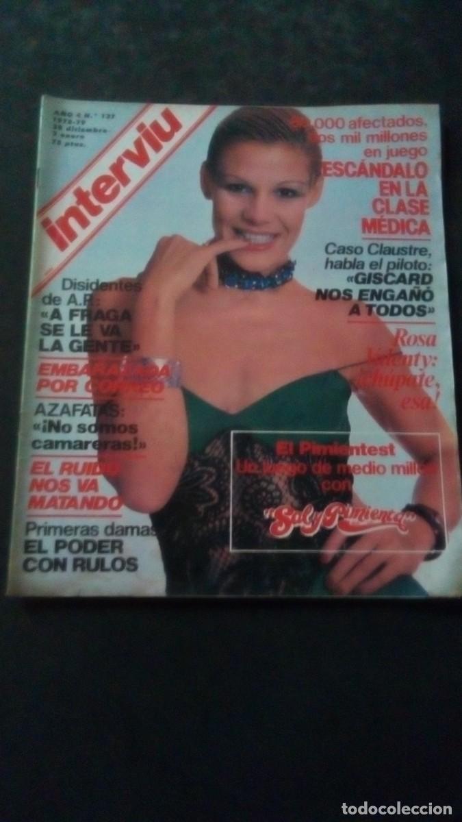 Coleccionismo de Revista Intervi&uacute;: INTERVIU 137-LOLITAS-LEONORA FANI-CARTUJOS CHARTREUSE-ELIO BERHANYER-NAVARRA-ROSA VALENTY