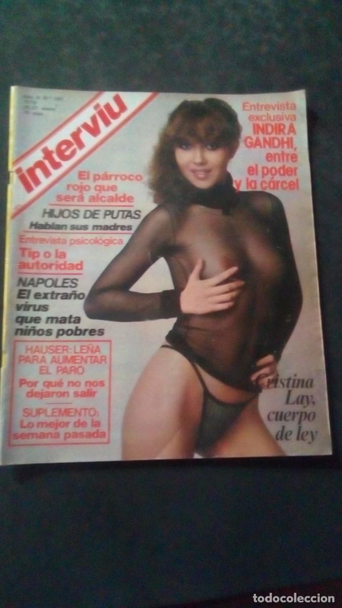 Coleccionismo de Revista Intervi&uacute;: INTERVIU 141-CRISTINA LAY-ULTRAS-CRISTINA BORGHI-NADIUSKA-MASSIEL-TOLEDO-MANOLO OTERO-JULIETTE GRECO