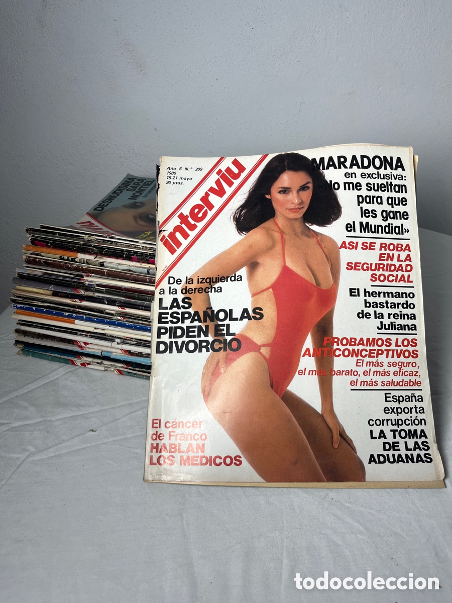 Coleccionismo de Revista Intervi&uacute;: Lote 31 revistas Intervi&uacute; 1980 A&ntilde;o 5