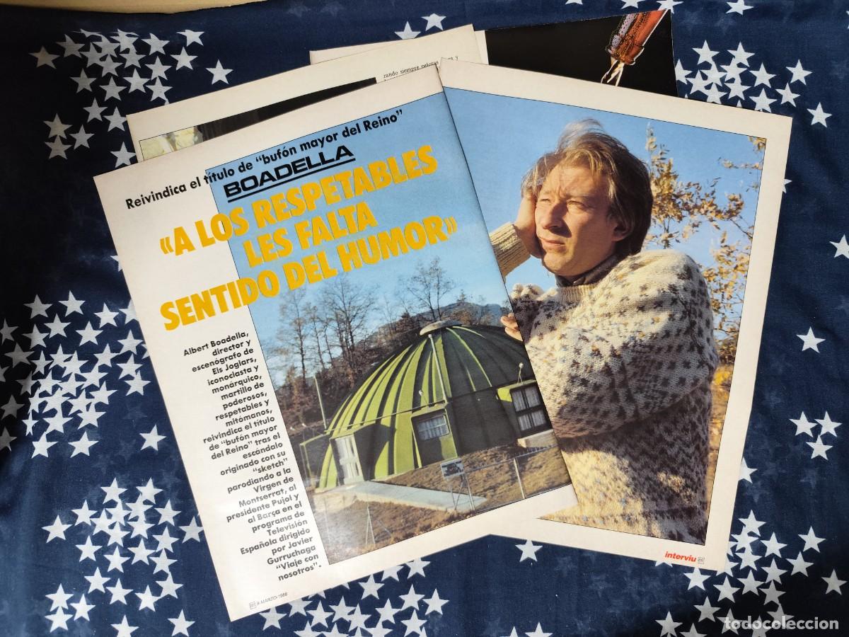 Coleccionismo de Revista Intervi&uacute;: Boadella A los respetables les falta sentido del humor Recorte/Clipping Intervi&uacute; 617-1988