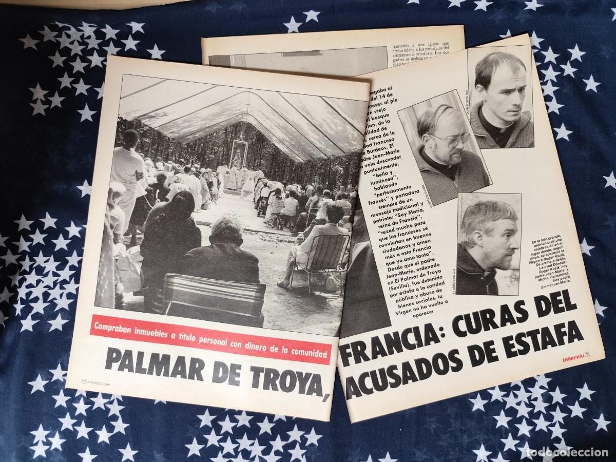 Coleccionismo de Revista Intervi&uacute;: Francia:Curas del Palmar de Troya , acusados de estafa Recorte/Clipping Intervi&uacute; 616-1988