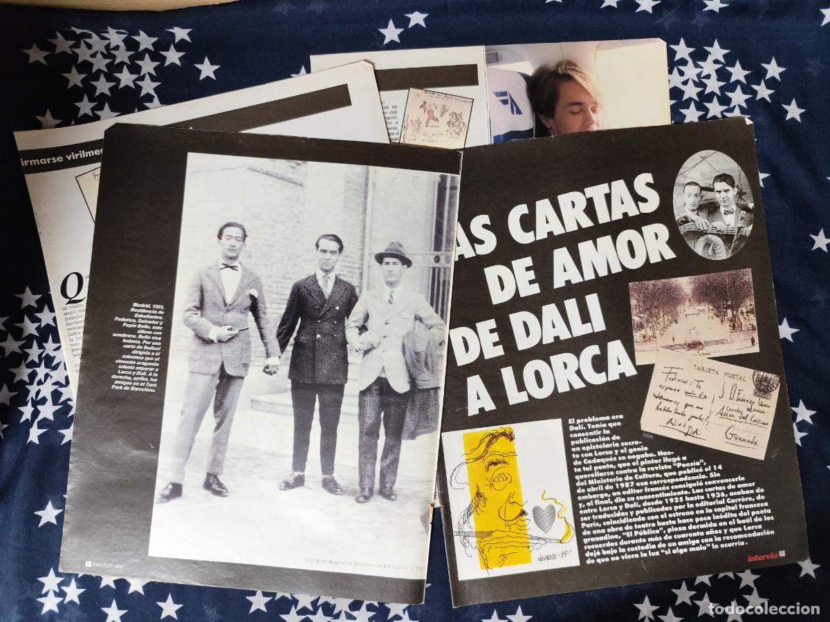 Coleccionismo de Revista Intervi&uacute;: Las cartas de amor de Dal&iacute; a Lorca Recorte/Clipping Intervi&uacute; 616-1988
