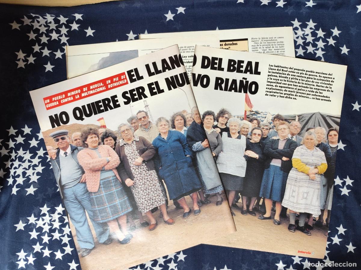 Coleccionismo de Revista Intervi&uacute;: El Llano del Beal no quiere ser el nuevo Ria&ntilde;o Recorte/Clipping Intervi&uacute; 615-1988