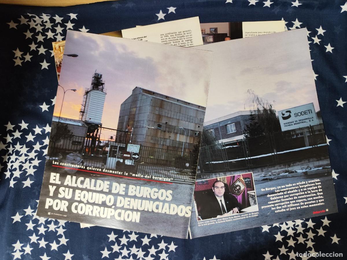 Coleccionismo de Revista Intervi&uacute;: El alcalde de Burgos y su equipo,denunciados por corrupci&oacute;n Recorte/Clipping Intervi&uacute; 615-1988