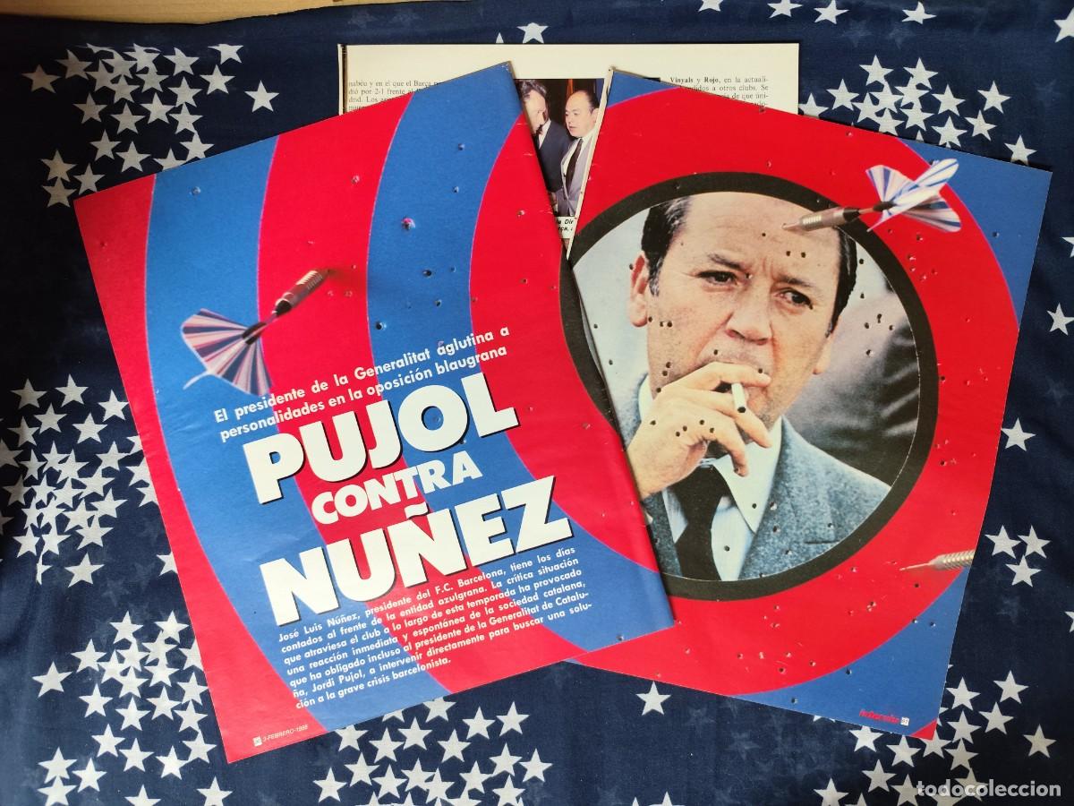 Coleccionismo de Revista Intervi&uacute;: Puyol contra N&uacute;&ntilde;ez Recorte/Clipping Intervi&uacute; 612-1988