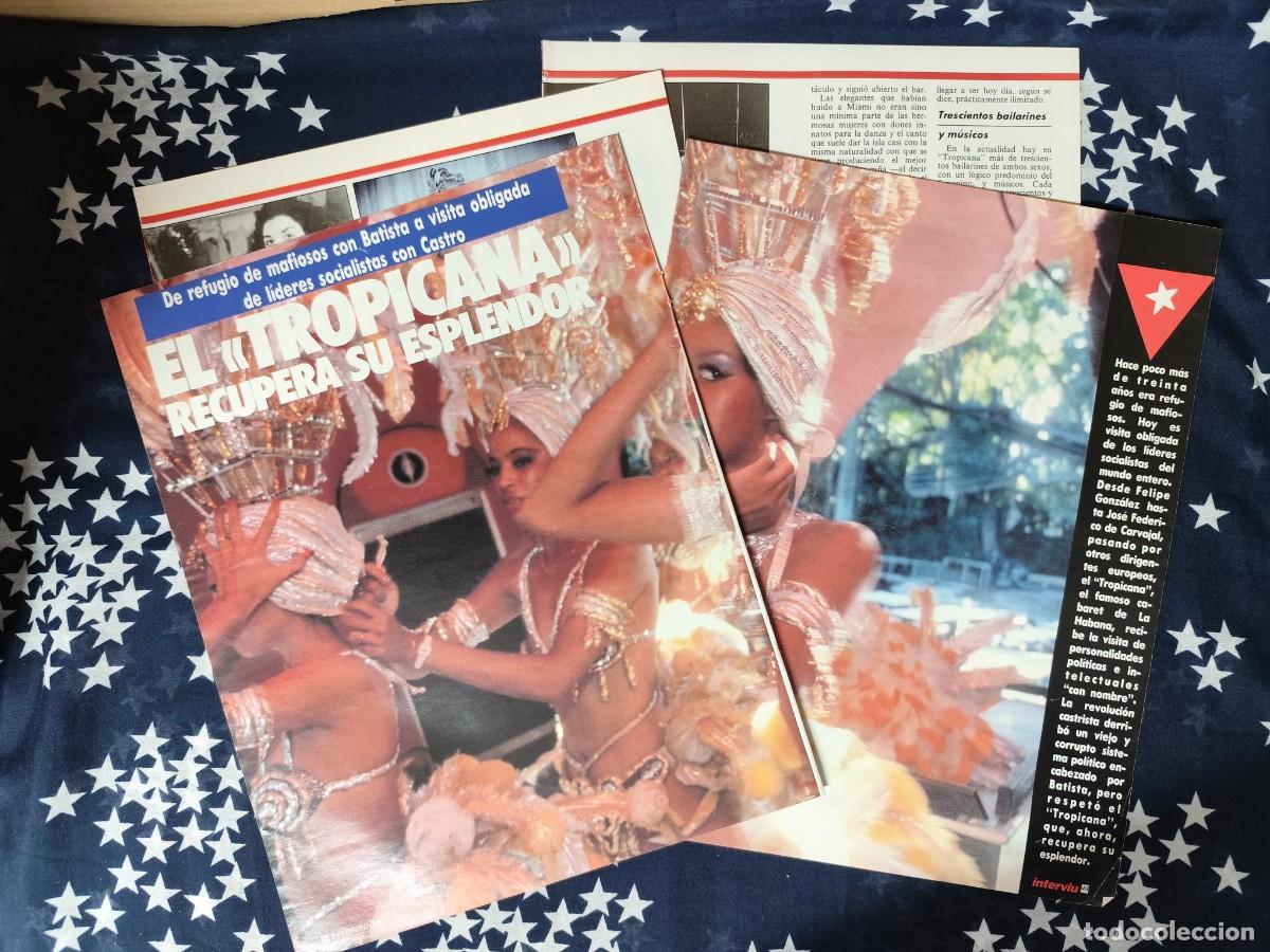 Coleccionismo de Revista Intervi&uacute;: Tropicana recupera su esplendor Recorte/Clipping Intervi&uacute; 612-1988