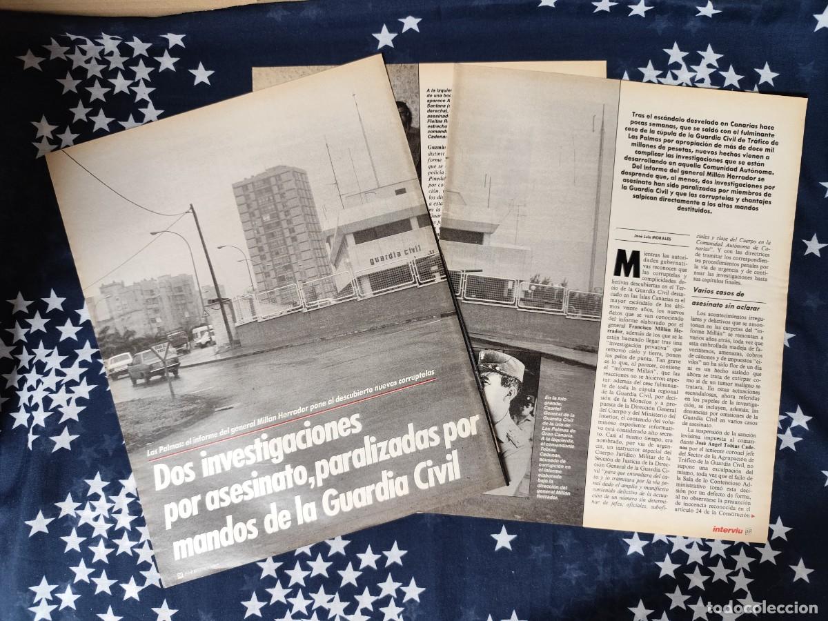 Coleccionismo de Revista Intervi&uacute;: El general Mill&aacute;n Herrador pone al descubierto nuevas corruptelas Recorte/Clipping Intervi&uacute; 612-1988