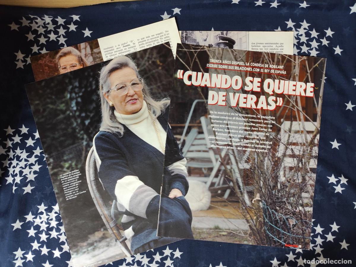 Coleccionismo de Revista Intervi&uacute;: Cuando se quiere de veras , historia de amor de Juan Carlos I Recorte/Clipping Intervi&uacute; 612-1988