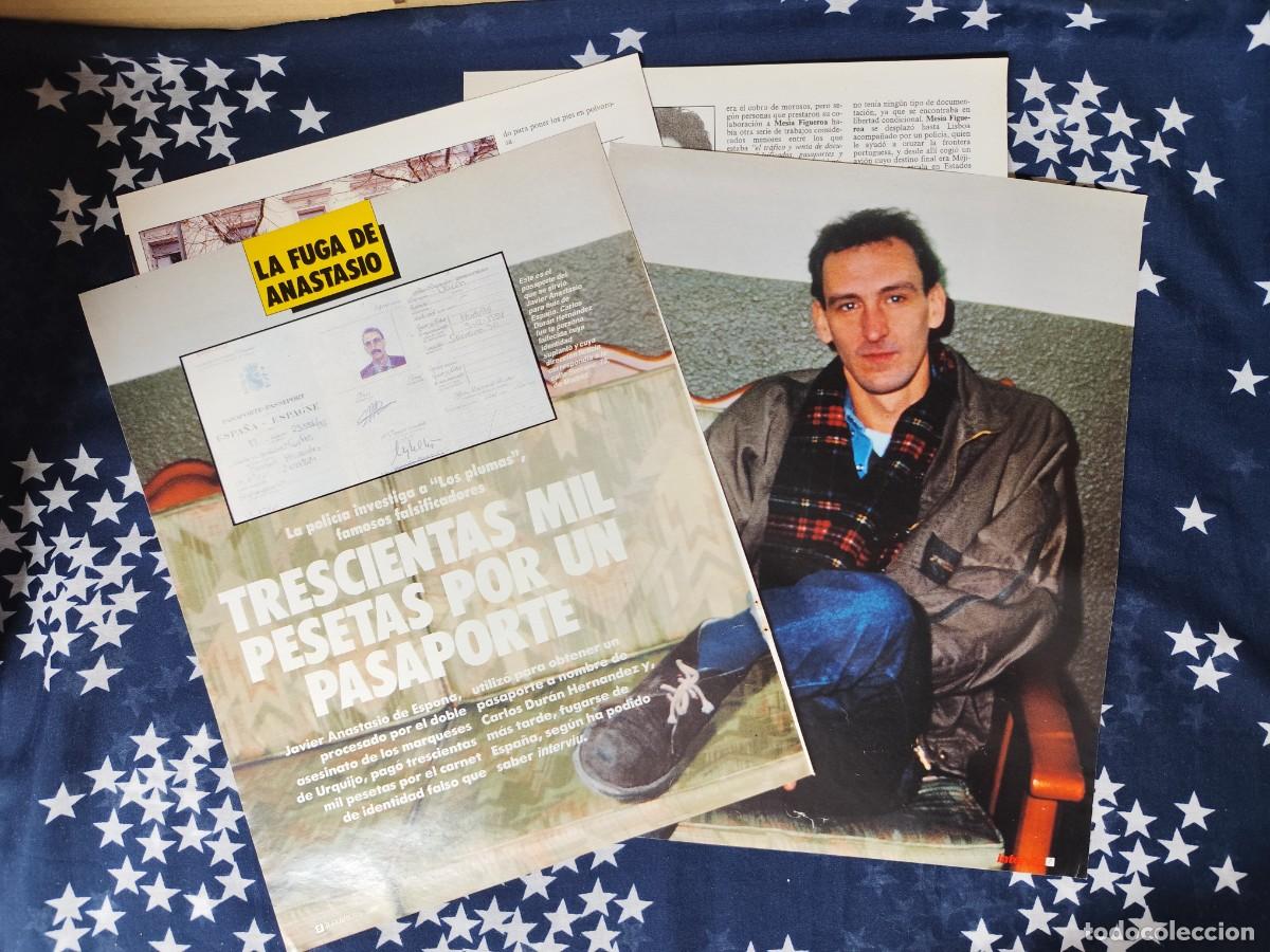 Coleccionismo de Revista Intervi&uacute;: Trescientas mil pesetas por un pasaporte Recorte/Clipping Intervi&uacute; 612-1988