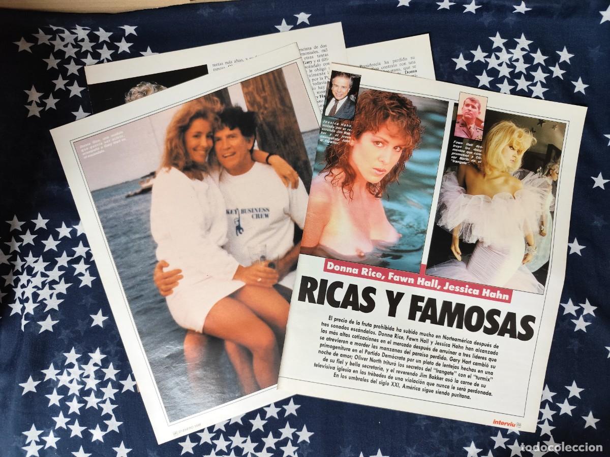 Coleccionismo de Revista Intervi&uacute;: Ricas y famosas Recorte/Clipping Intervi&uacute; 611-1988