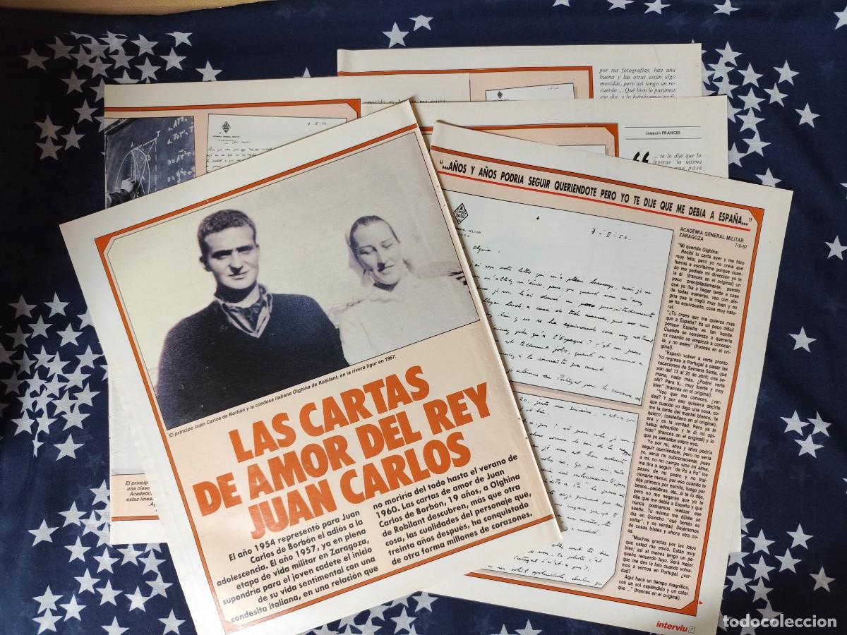 Coleccionismo de Revista Intervi&uacute;: Las cartas de amor del Rey Juan Carlos Recorte/Clipping Intervi&uacute; 611-1988
