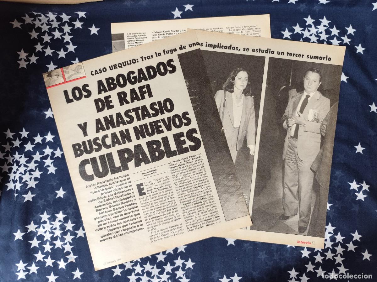 Coleccionismo de Revista Intervi&uacute;: Los abogados de Rafi y Anastasio buscan nuevos culpables Recorte/Clipping Intervi&uacute; 609-1988