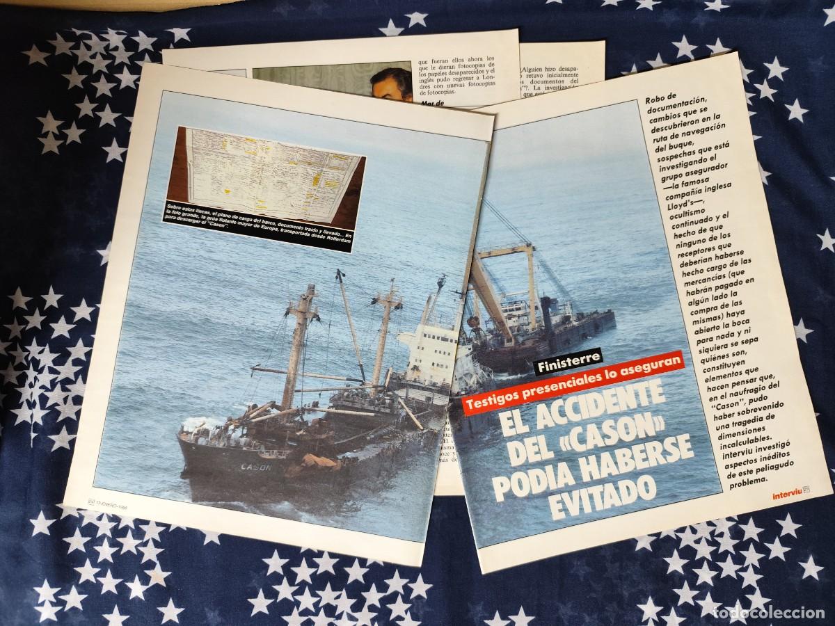 Coleccionismo de Revista Intervi&uacute;: El accidente del Cason pod&iacute;a haberse evitado Recorte/Clipping Intervi&uacute; 609-1988