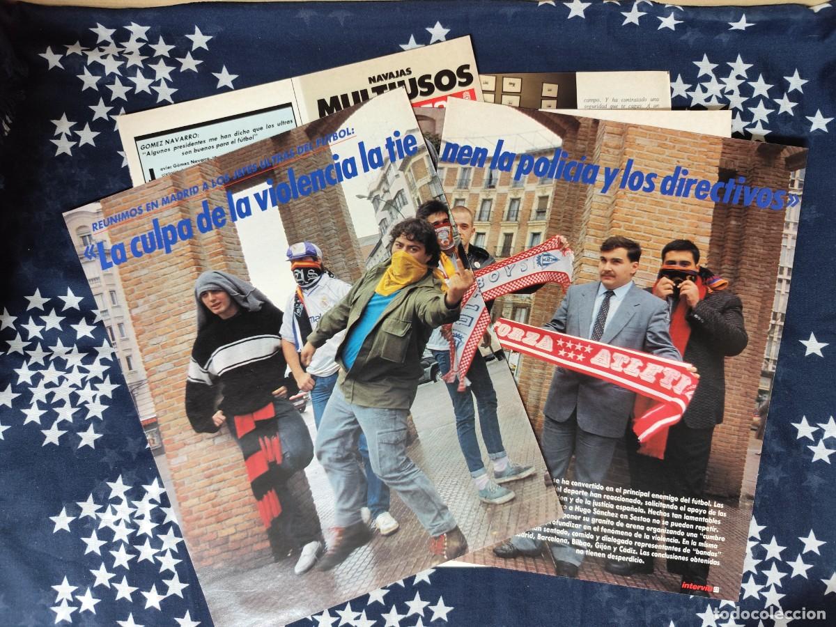 Coleccionismo de Revista Intervi&uacute;: La culpa de la violencia la tienen la polic&iacute;a y los directivos Recorte/Clipping Intervi&uacute; 606-1987
