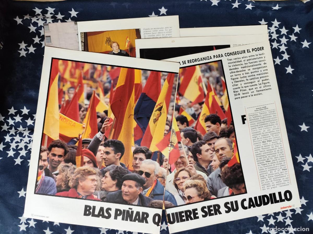Coleccionismo de Revista Intervi&uacute;: Blas Pilar quiere ser su Caudillo Recorte/Clipping Intervi&uacute; 605-1987