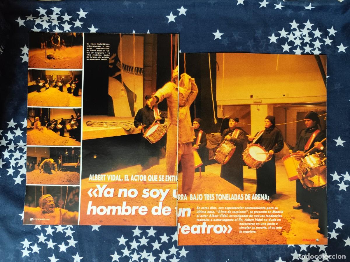 Coleccionismo de Revista Intervi&uacute;: Entrevista a Albert Vidal actor Recorte/Clipping Intervi&uacute; 604-1987