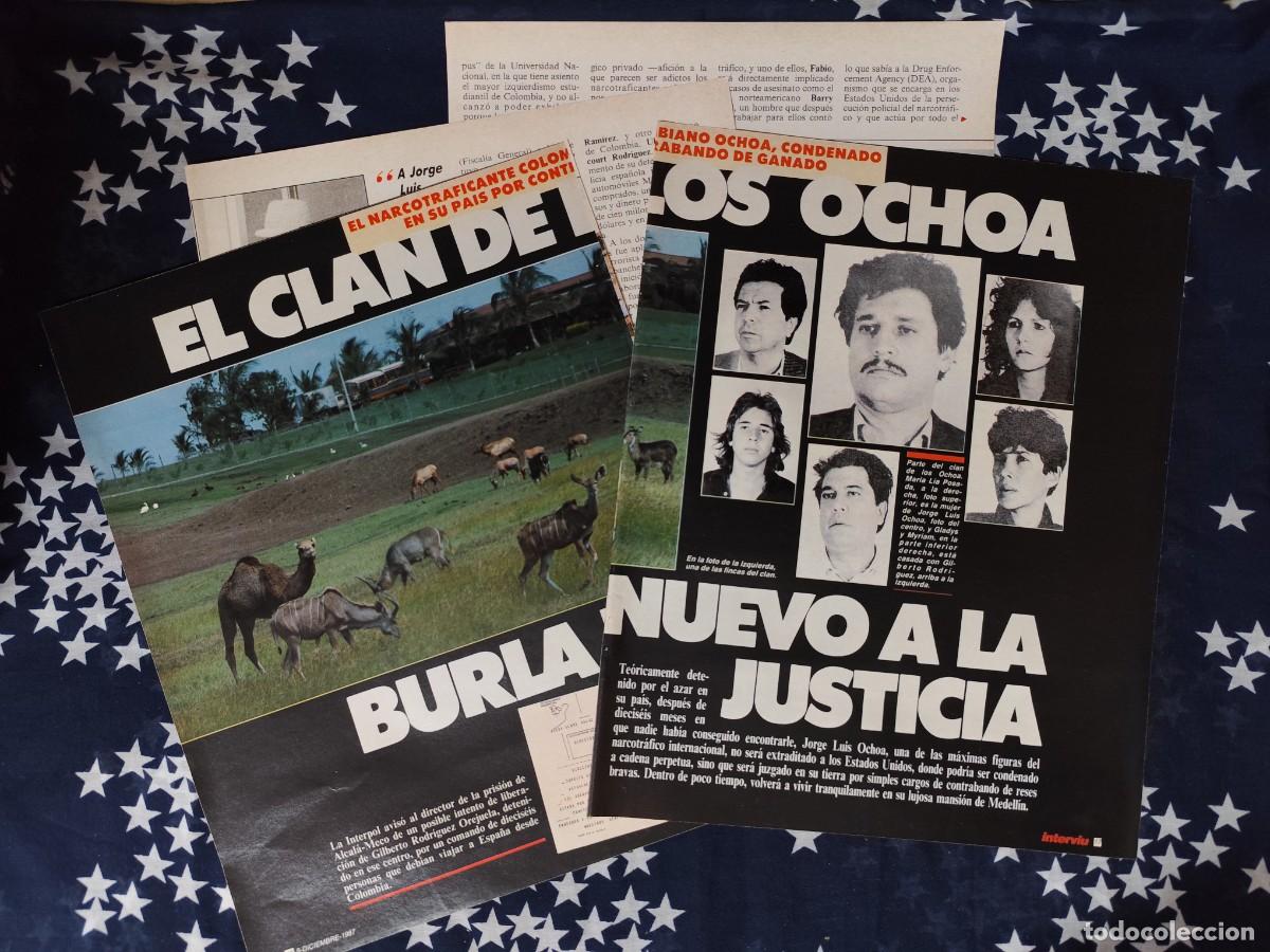 Coleccionismo de Revista Intervi&uacute;: El clan de los Ochoa Recorte/Clipping Intervi&uacute; 604-1987