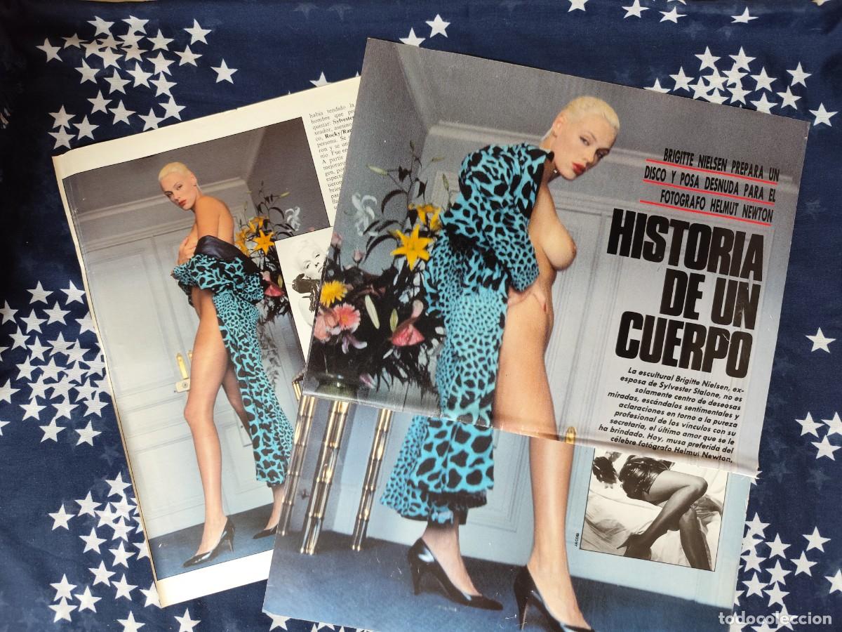 Coleccionismo de Revista Intervi&uacute;: Brigitte Nielsen Historia de un cuerpo Recorte/Clipping Intervi&uacute; 602-1987