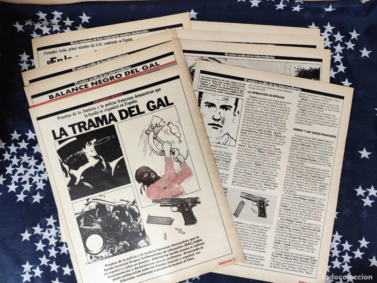 Coleccionismo de Revista Intervi&uacute;: La trama del GAL Recorte/Clipping Intervi&uacute; 602-1987